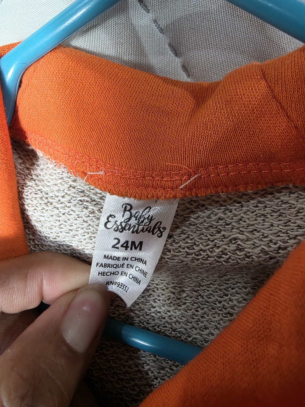 Baby Essentials Unisex Sz 24 Months Turkey Sweatshirt - Picture 2 of 6